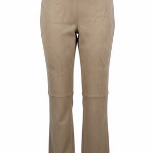 Max Studio Camel Faux Suede Pull on Pants